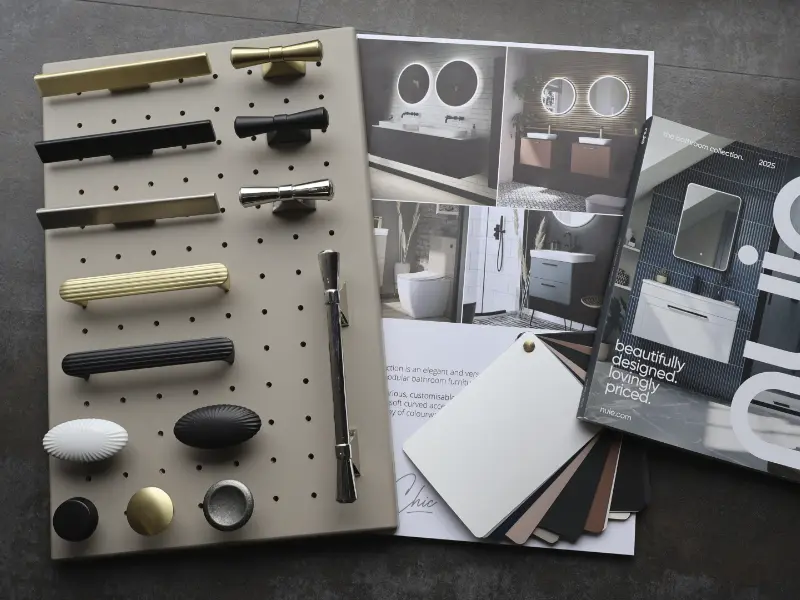 Bathroom Elegance brochure and range of handles