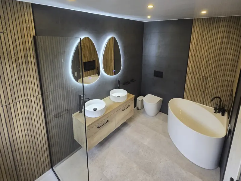 Premium bathroom with free standing bath